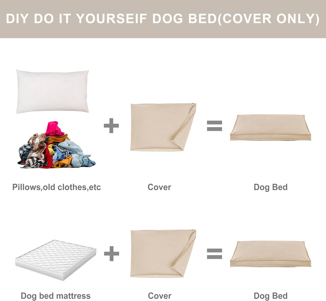 Dog Bed Covers Replacement, 36Lx27Wx3H Inch, Cover Only