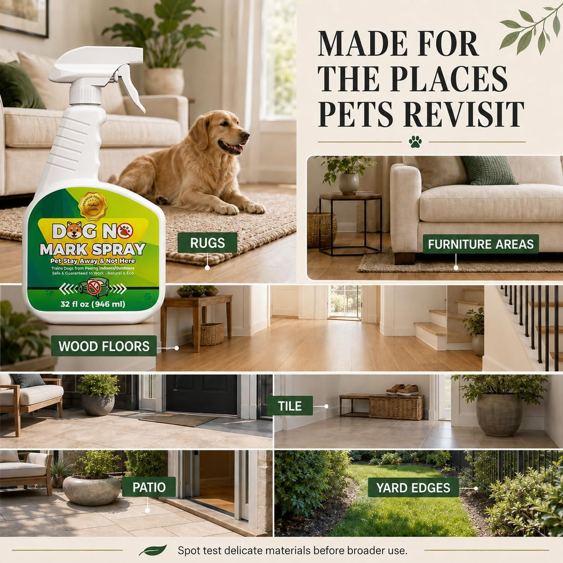 Dog House Training Aid for Marking Areas, 32 Fl Oz