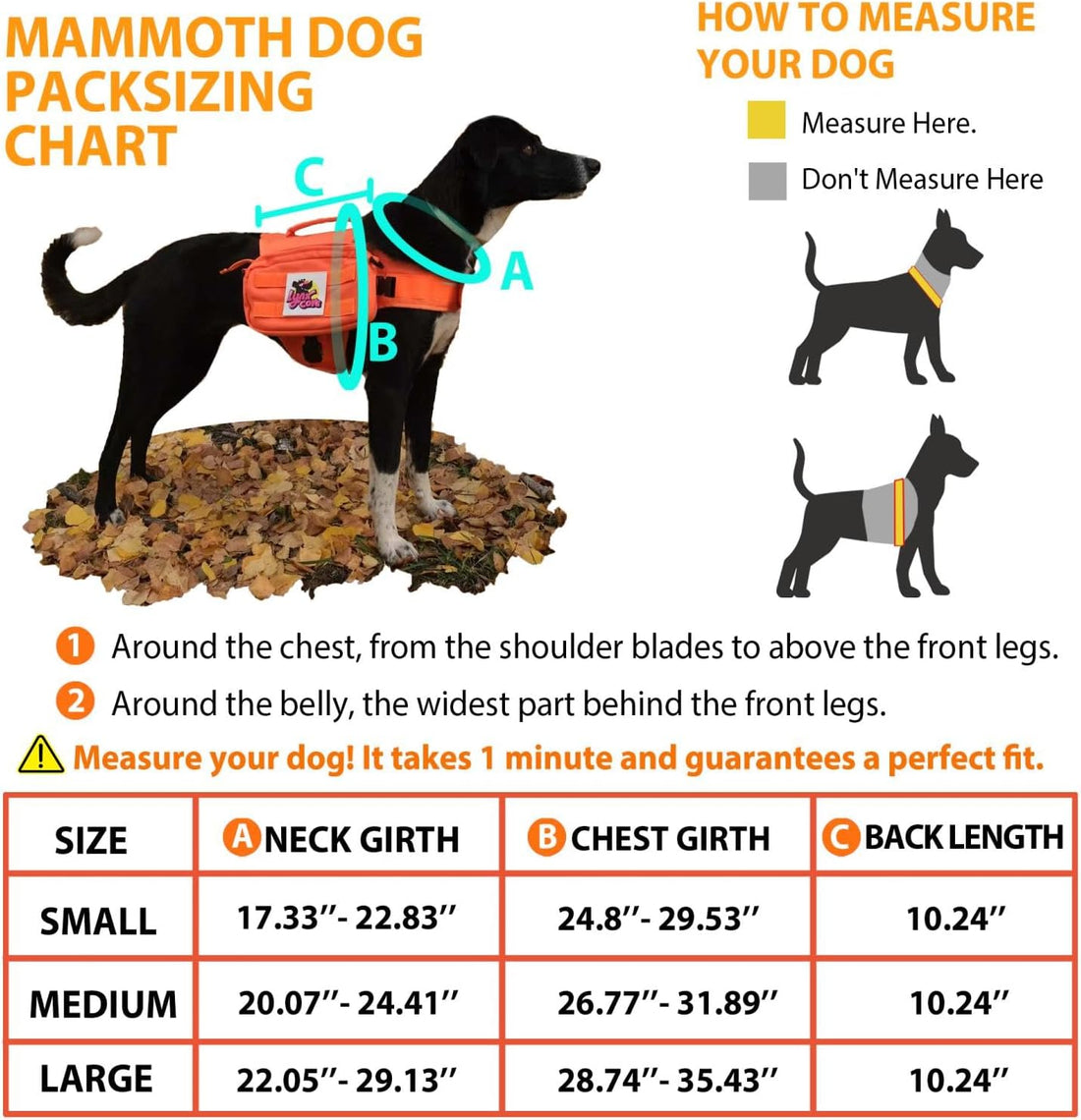 Dog Backpack for Small Medium Large Dogs,Adjustable Dog Backpack