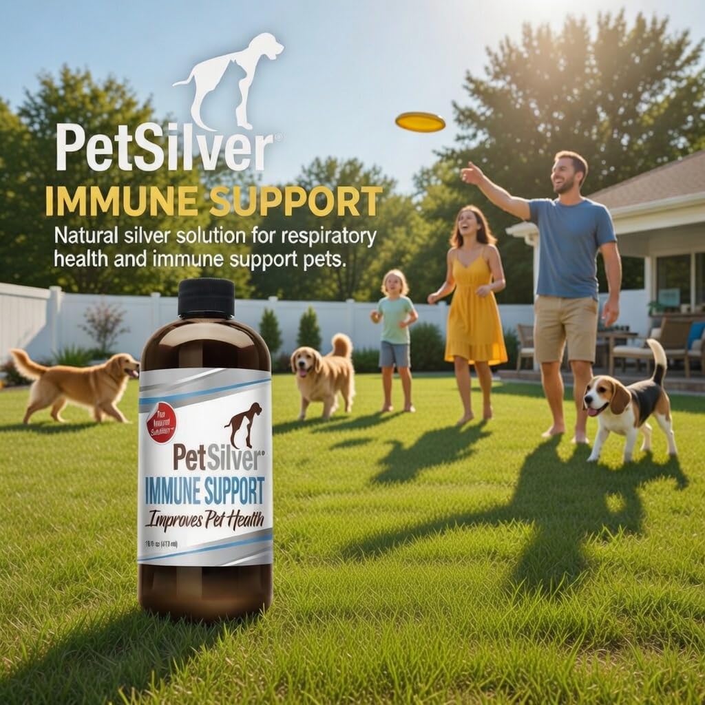 PetSilver Immune Support, Natural Nebulizer Solution