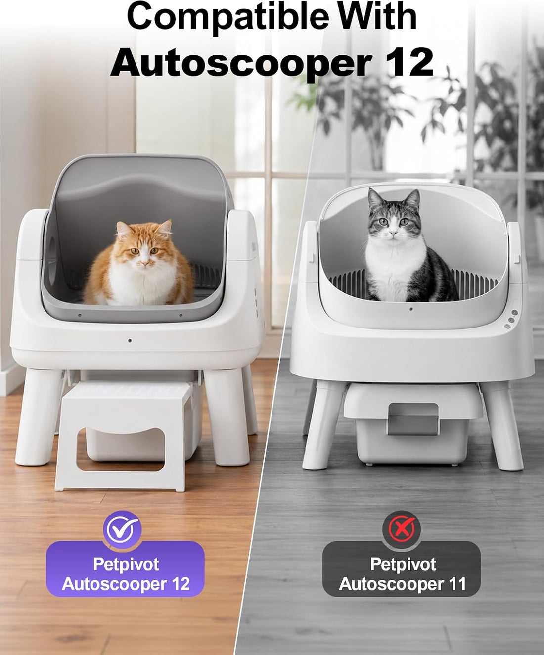 Automatic Cat Litter Box Liners for Petpivot 12( Not Fit As 11 )