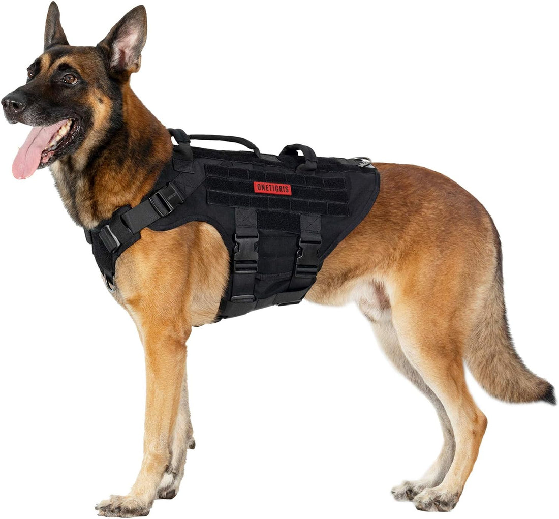 OneTigris Large Tactical Dog Harness No Pull Handle XL