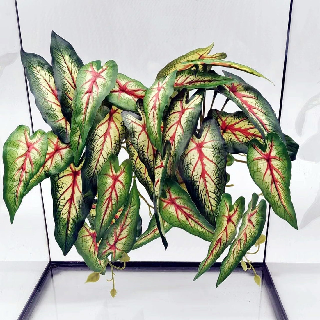 Reptile Plants for Terrarium, Reptile Tank Decor,Artificial Plants