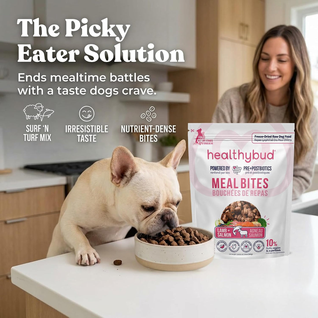 healthybud Raw Dog Food Freeze Dried Bites