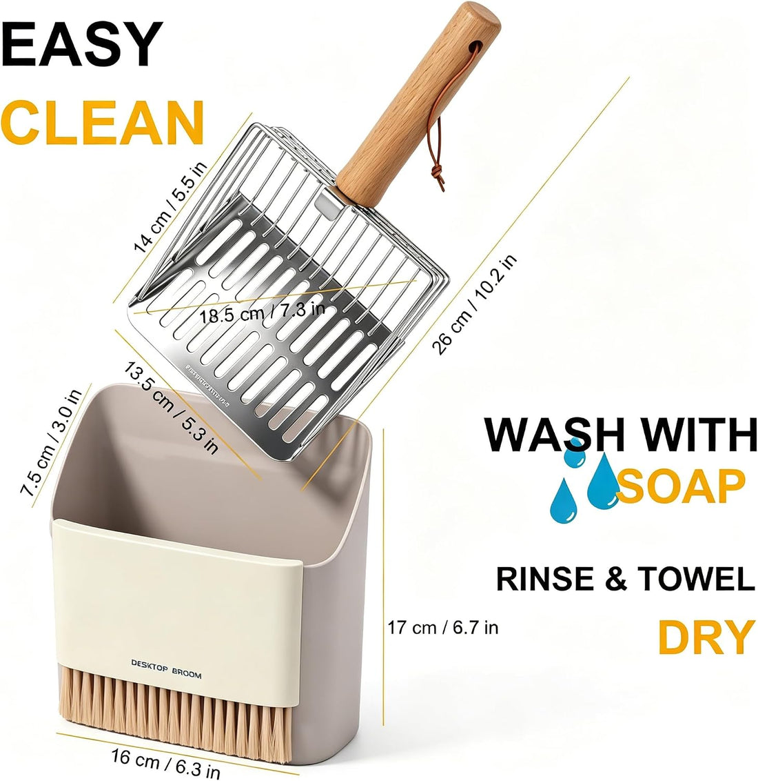 Dreamoon Cat Litter Scoop with Holder