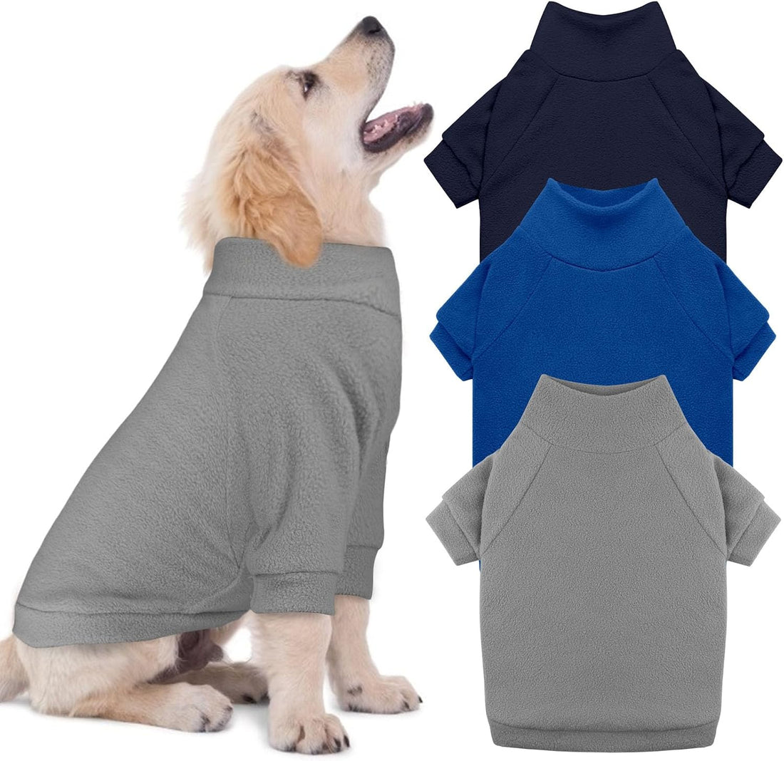 3 Pack Dog Sweaters for Large Dogs