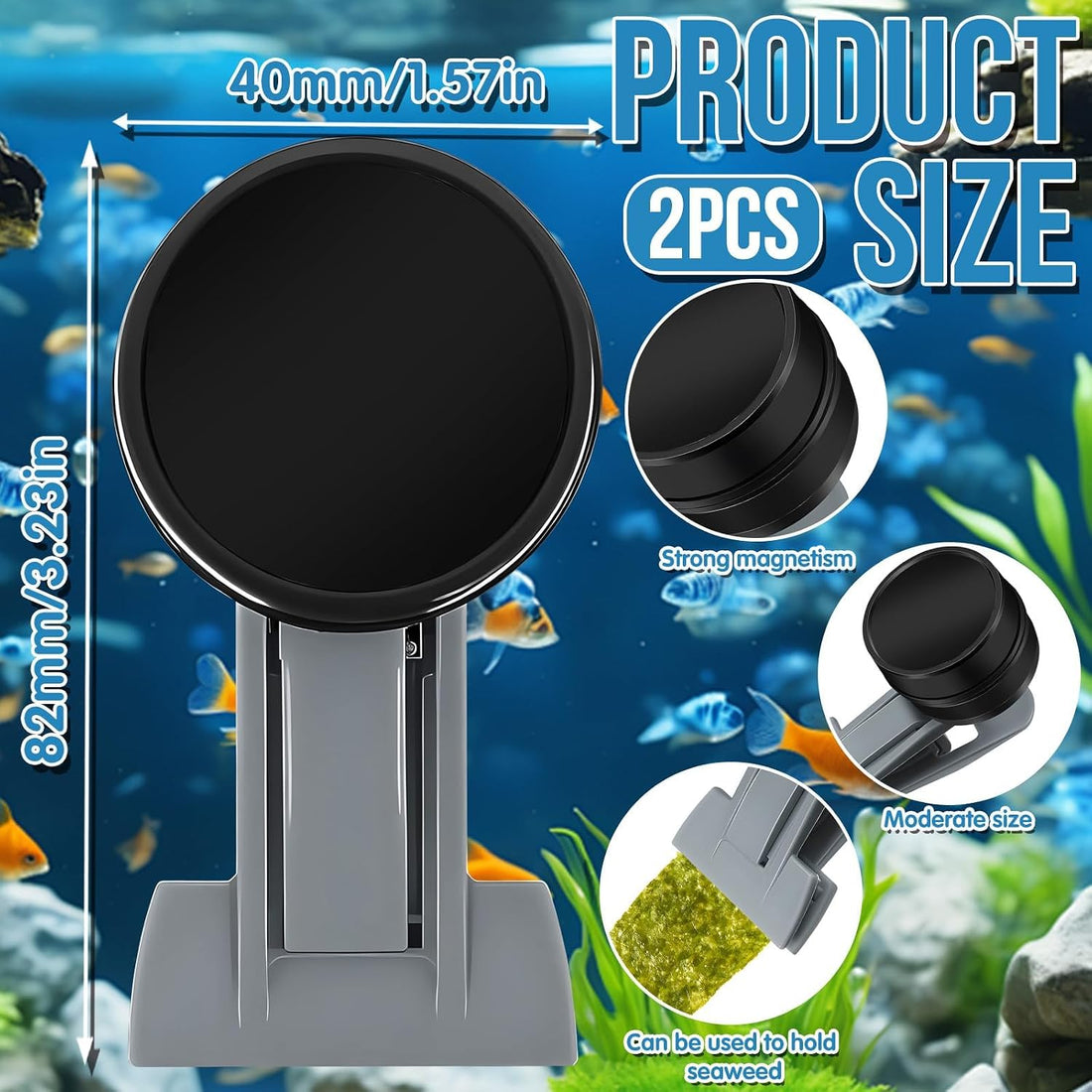 Magnetic Seaweed Feeder Clip