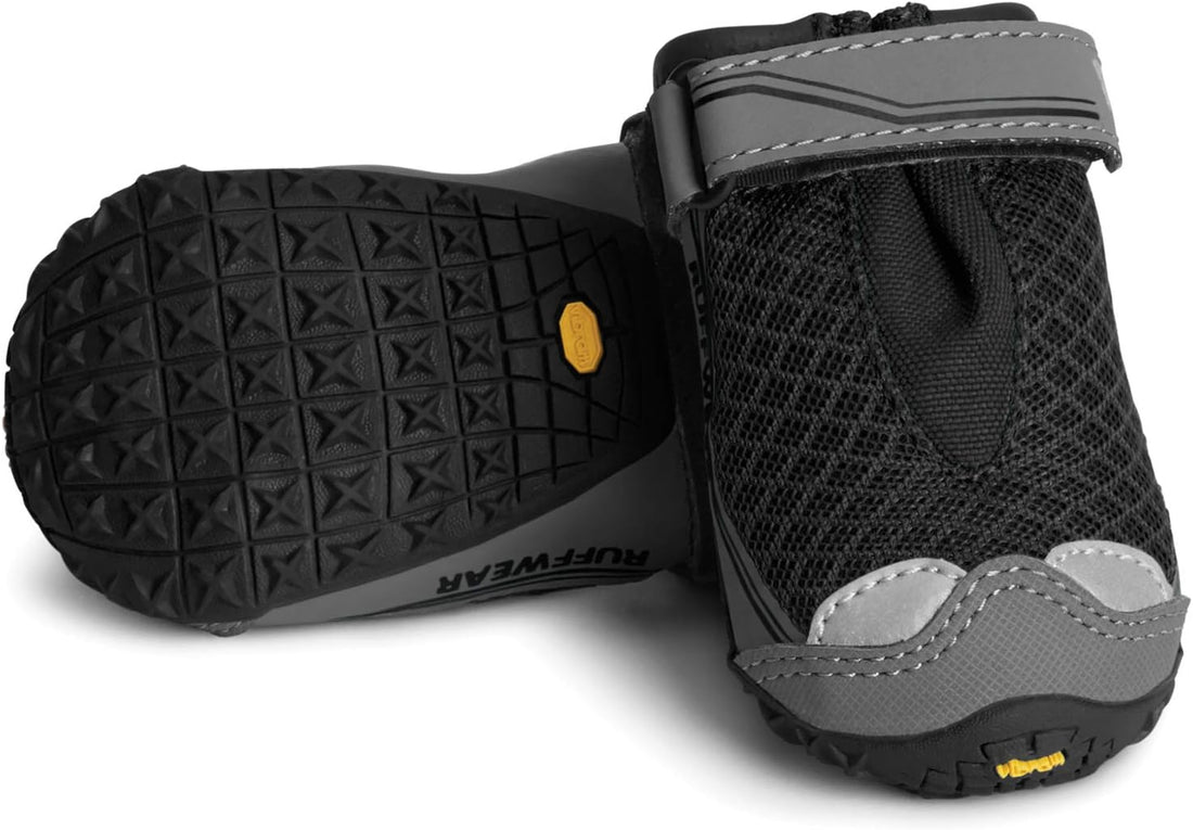 Ruffwear, Grip Trex Dog Shoes - 2 Count, Obsidian Black, 2.50"