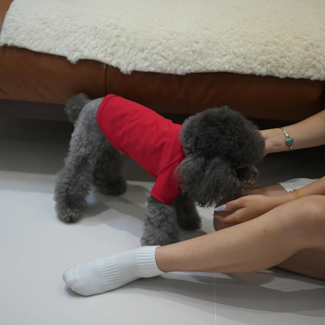 Premium Yoga-Fabric Dog T-Shirt – Breathable, Stretchy