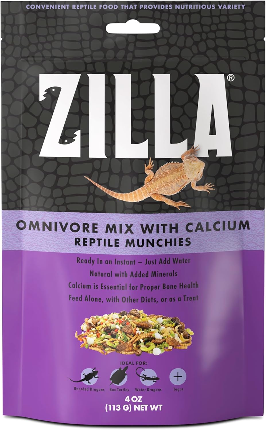 Zilla Reptile Munchies Vegetable and Fruit Mix 4 oz.