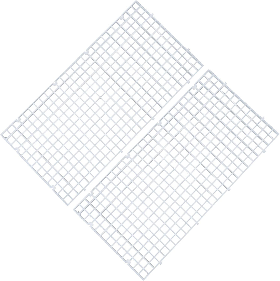 ALEGI Aquarium Plastic Grid Divider Tray Egg Crate, 2 Pcs L