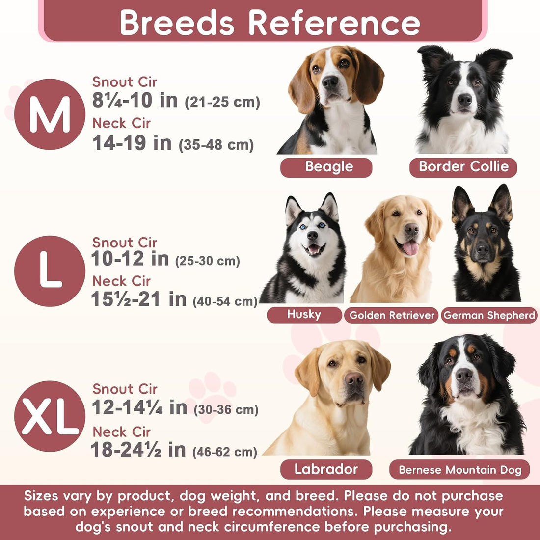BARKLESS Soft Dog Head Collar for Large Medium Dog