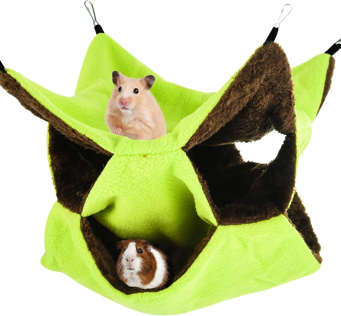 3 Tier Ferret Rat Hammock, Guinea Pig Cage Accessories