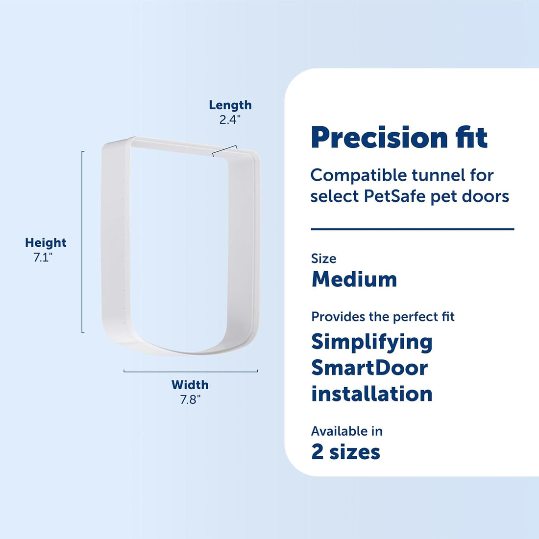 PetSafe SmartDoor Pet Door Tunnel Extension, Medium, ZAC19-17244