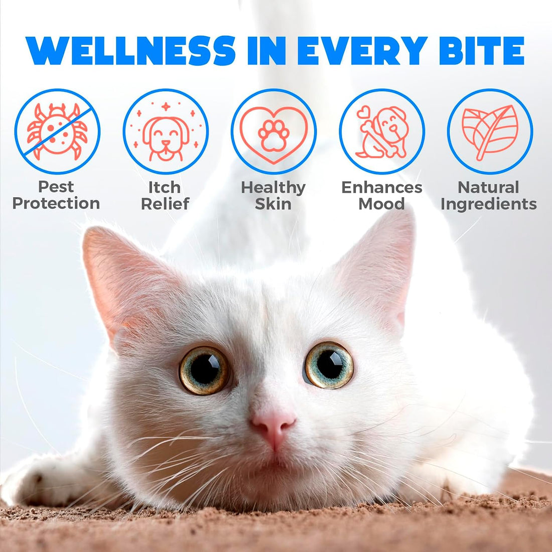 Outdoor Defense Chews for Cats, 200 Count