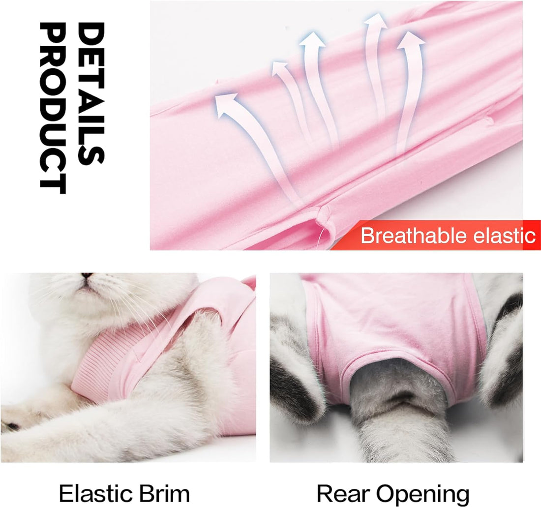 DOTON Cat Recovery Suit for Male and Female Surgical Post Surgery