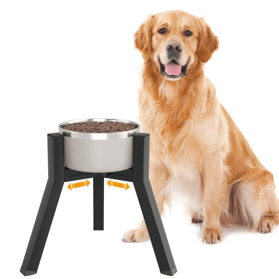 TIDANT Dog Bowl Stand for Medium Large Dogs