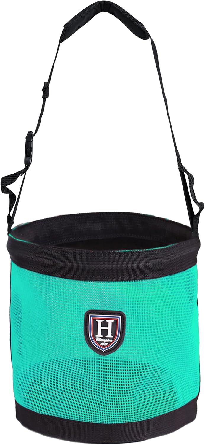 Harrison Howard Horse Muzzle Feed Bag, Breathable Mesh Grain Feed Bag