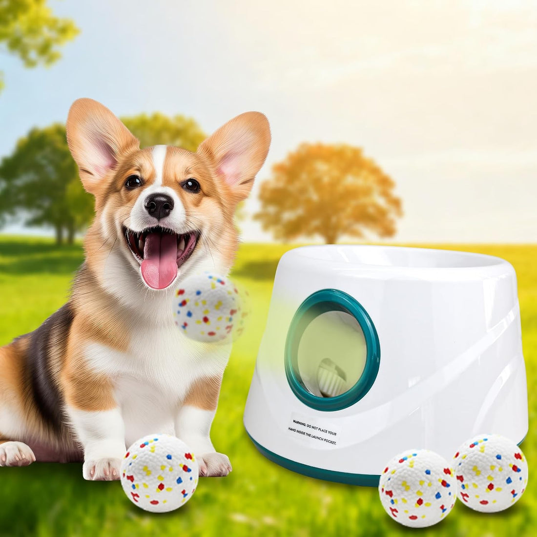 MEKAPLE Automatic Dog Ball Launcher