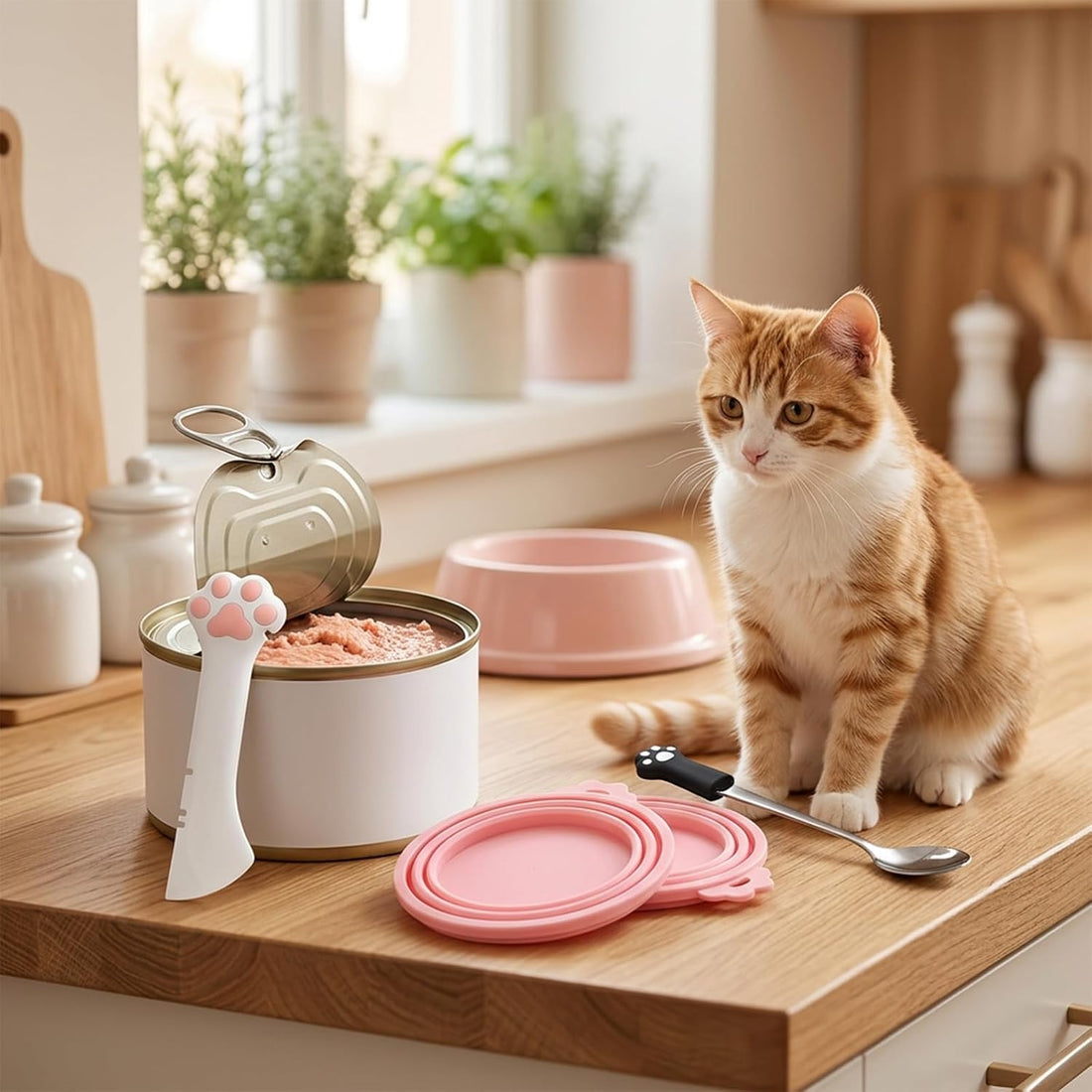 4 PCS Pet Food Can Accessory Set