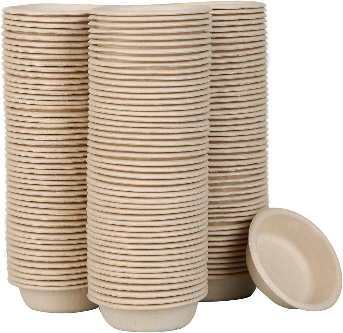 Paper Gecko Feeding Cups, Paper Bowls Reptiles Food and Water Feeder