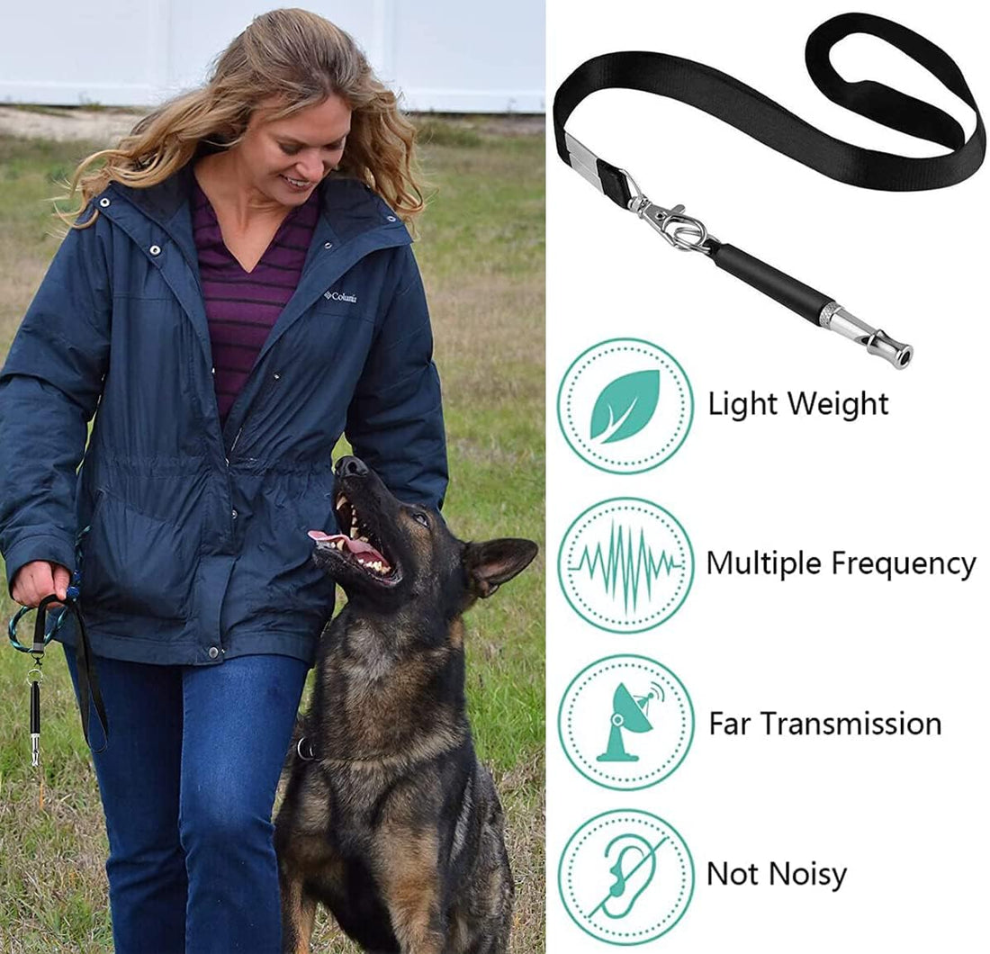 Dog Whistle, 2 PACK Ultrasonic Dog Whistle to Stop Barking Neighbors
