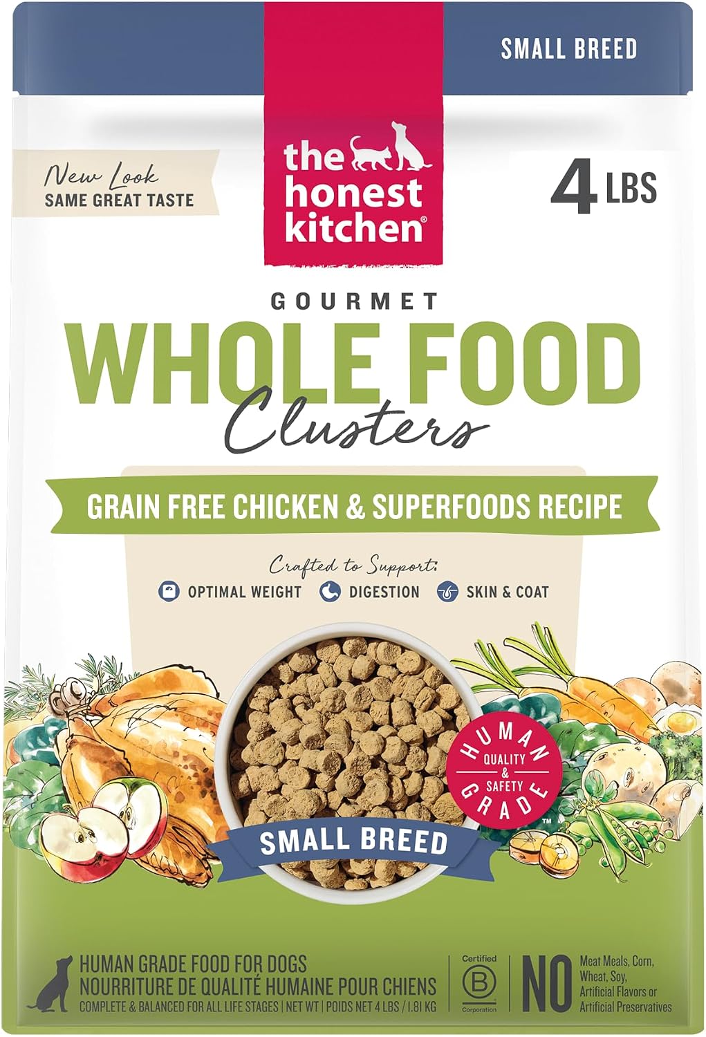 The Honest Kitchen Grain Free Beef & Superfoods Whole Food Clusters