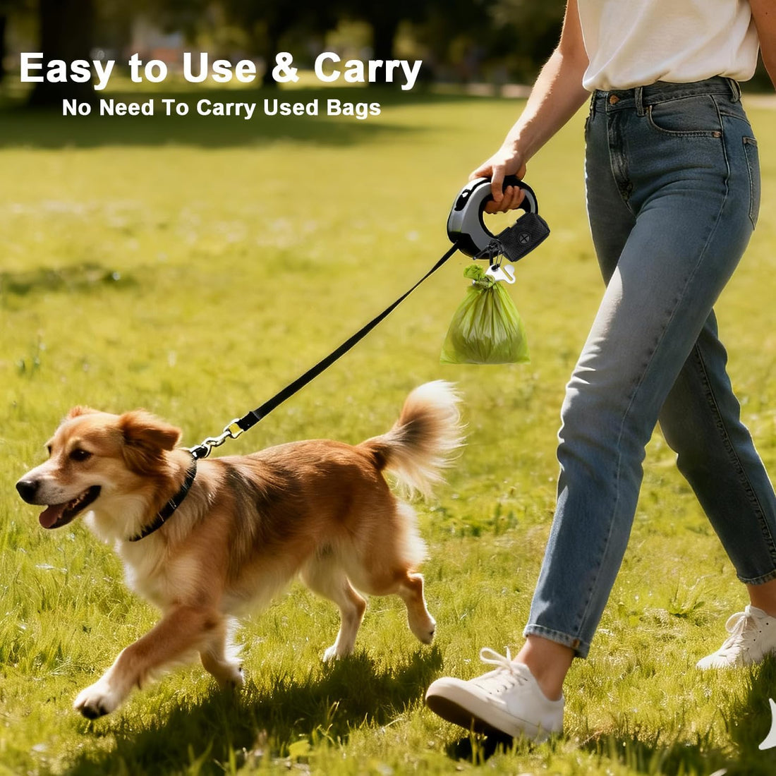 2PCS Dog Poop Bag Holder, Waste Holder for Dispenser Carrier