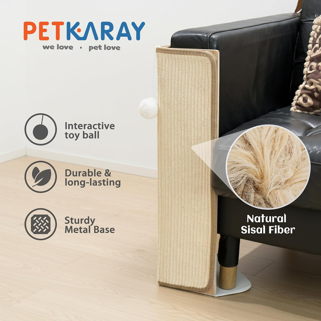 PETKARAY Under-Furniture Cat Scratcher
