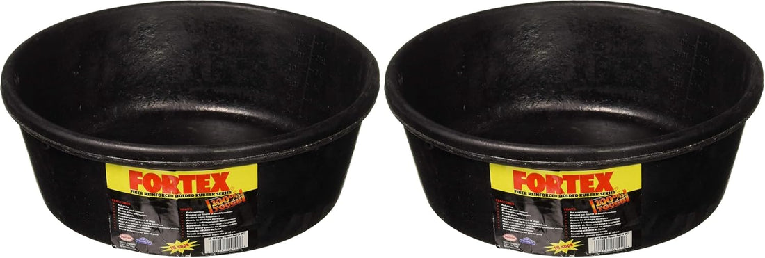 Fortex Feeder Pan for Dogs/Cats and Horses, 4-Quart