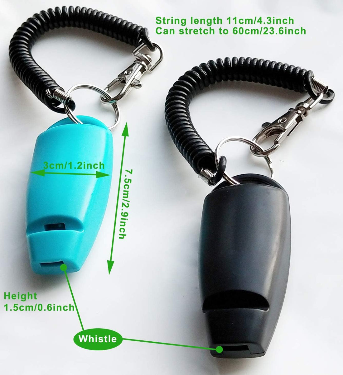Pet Training Clicker Whistle with Wrist Strap - Dog Training Clickers