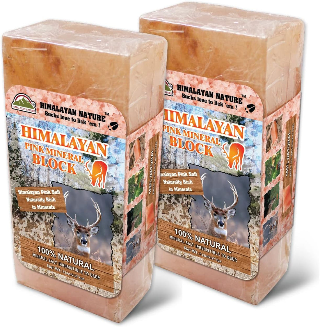 100% Natural Himalayan Rock Deer Salt Licking Block