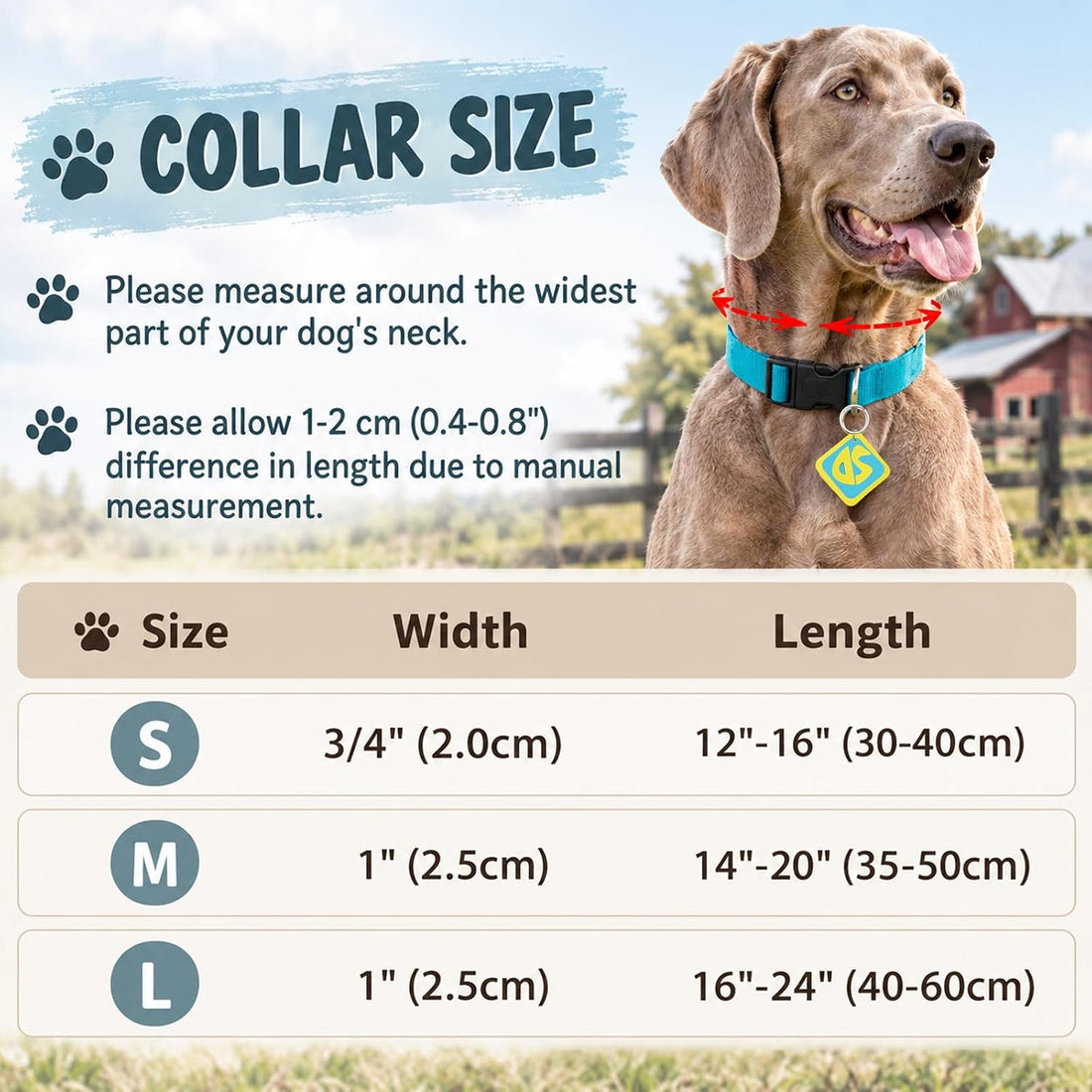 Dog Halloween Costume, Dog Tag with Nylon Adjustable Collar for Dogs