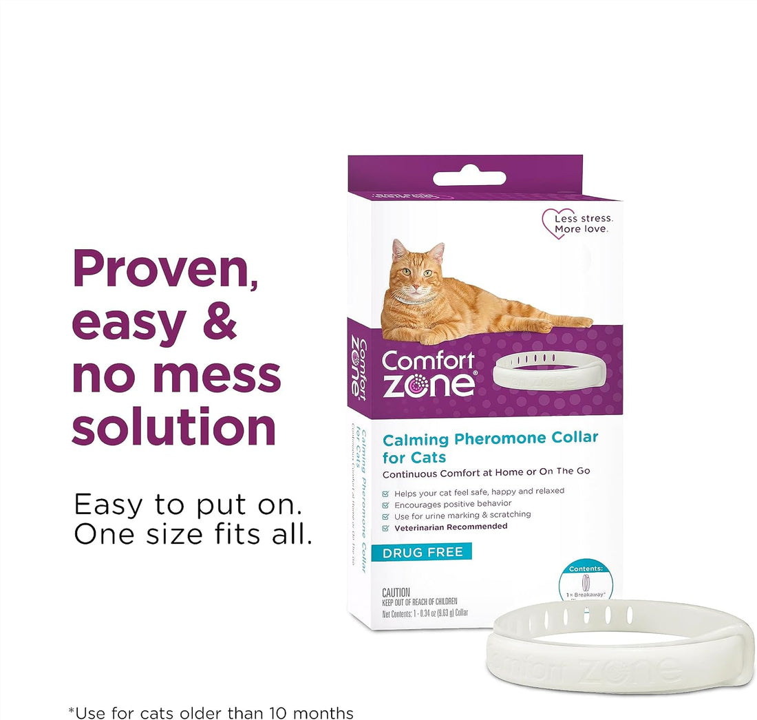 Comfort Zone Cat Calming Collar Savings Pack, 2 30-Day Collars