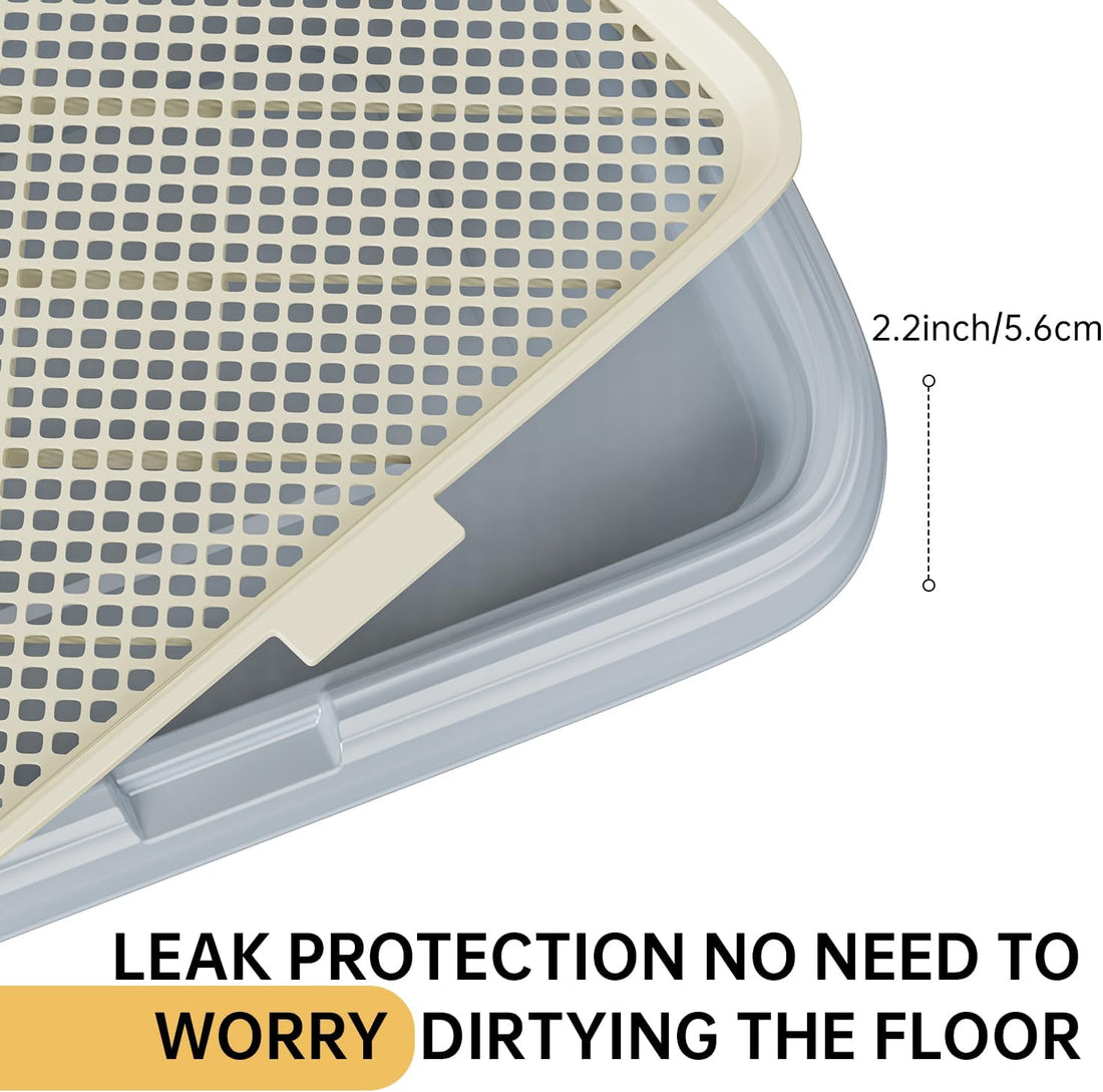 Dog Potty Tray, 23.6"x17.68" Indoor Pet Pee Pad Holder,Puppy Training