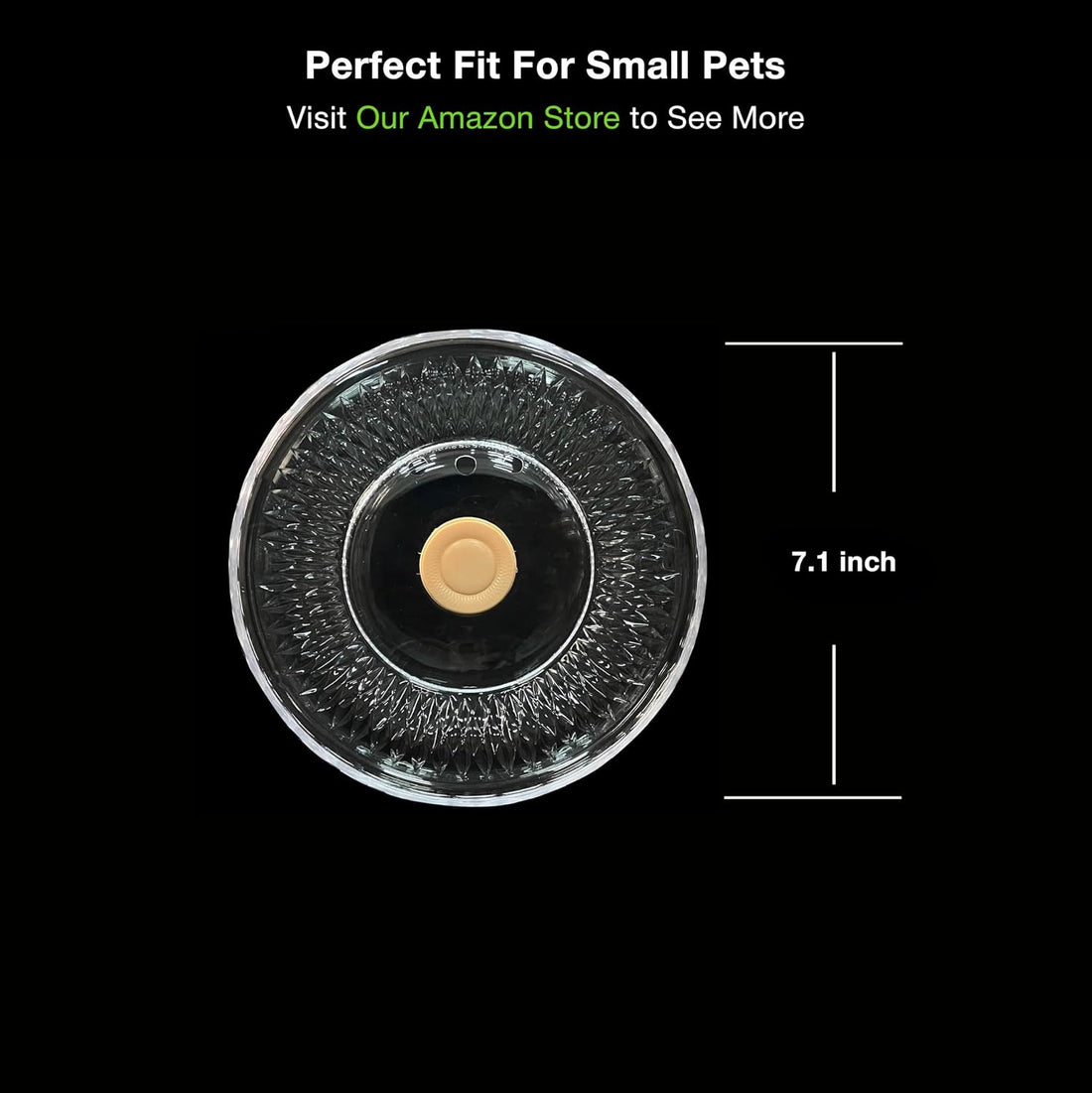GuineaLoft™ Silent Hamster Wheel - 7.1" for Hamsters