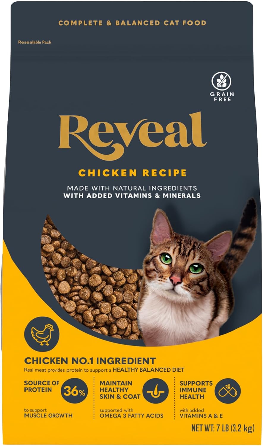 Reveal Whitefish Grain Free Complete Dry Cat Food 3 lb Bag