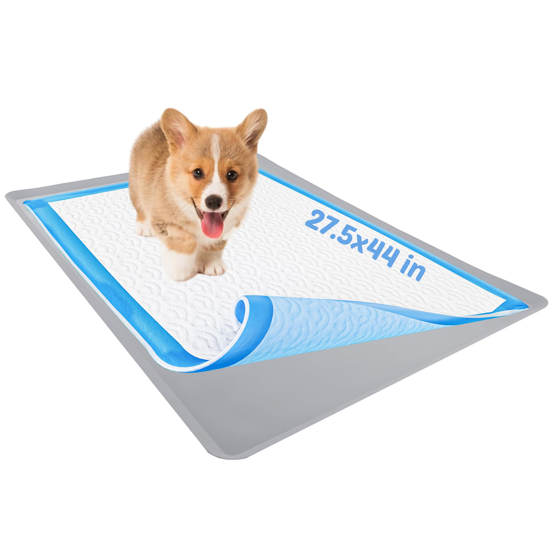 Reusable Silicone Dog Training Tray for Pee Pads