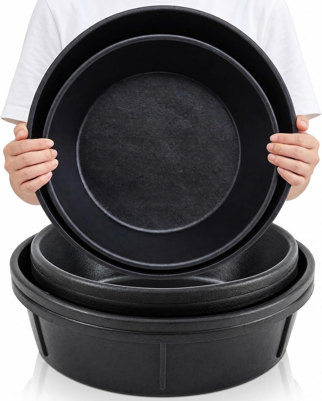 Sadny 4 Pcs Rubber Feed Pan