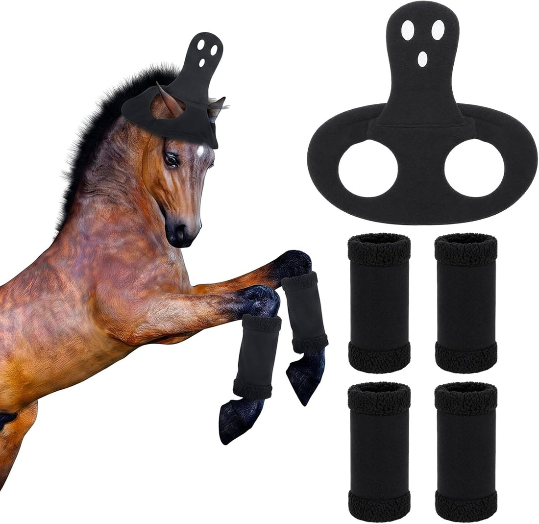 Dansydaisy 5 Pack Horse Halloween Ghost Costume Accessory Set