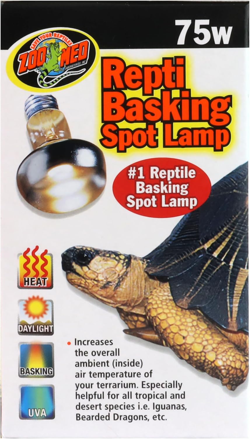 Zoo Med Basking Spot Lamp 75 Watts, 2 Pack