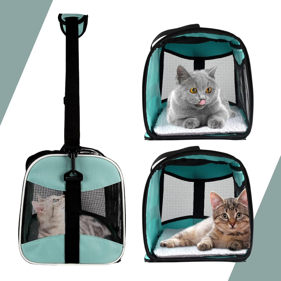 Cat Dog Carriers Soft-Sided Pet Carrier Large Cats for Medium Big Cat