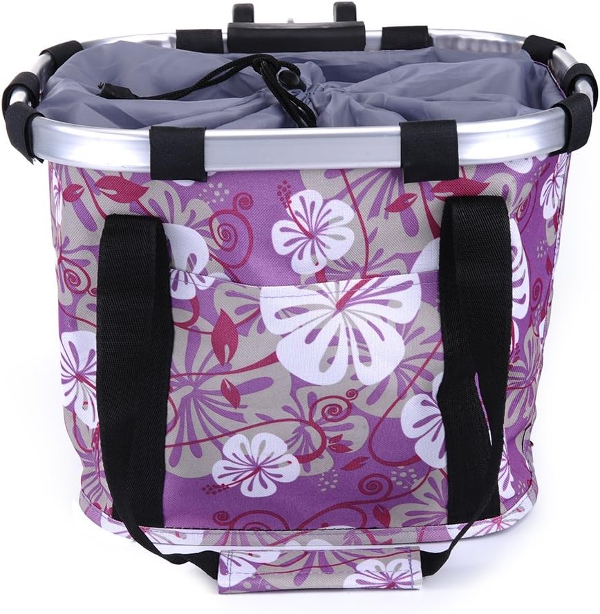 Pet Dog Bike Basket & Carrier Bag- Foldable Detachable Pet Travel