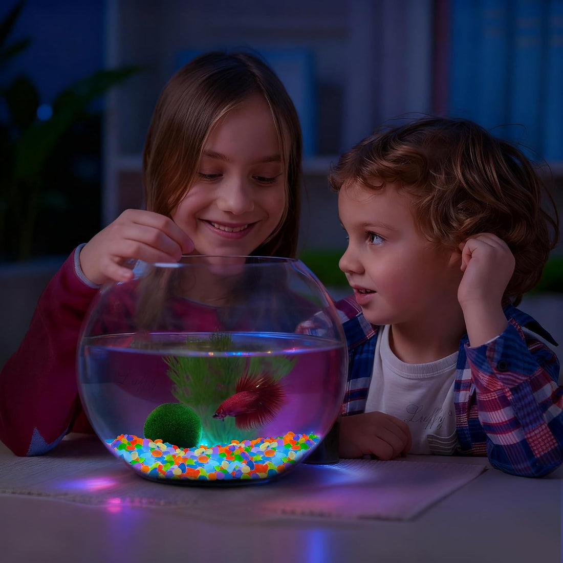 400pcs Glow in the Dark Rocks for Outdoor Garden & Aquarium