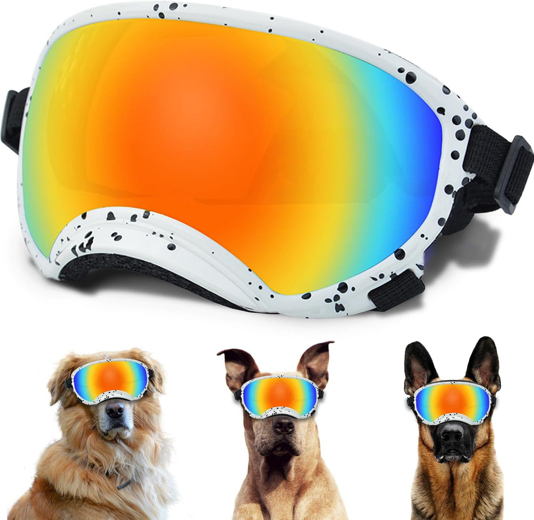Medium Dog Sunglasses with Adjustable Strap UV Protection