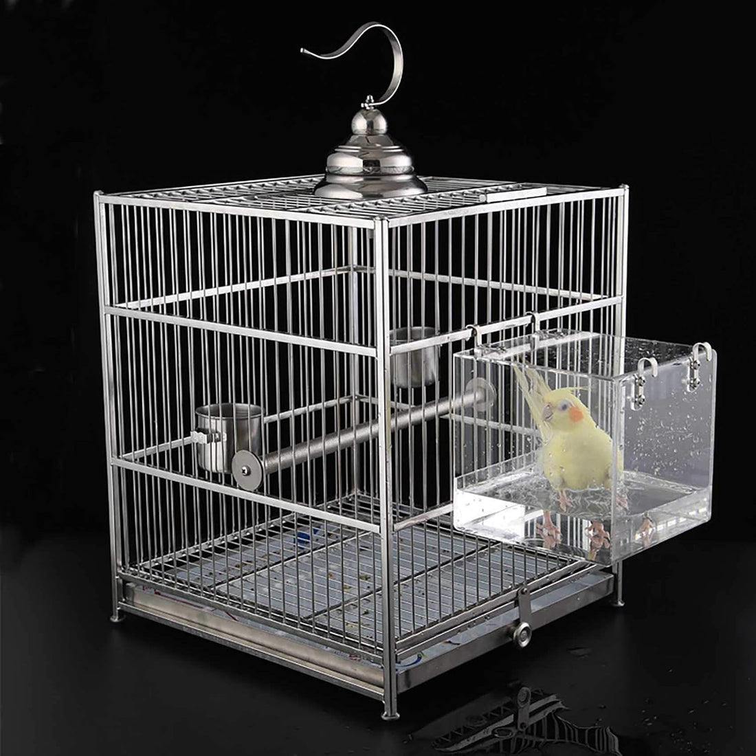 Bird Bath Cage, Cleaning Pet Supplies Cockatiel Bird Bathtub