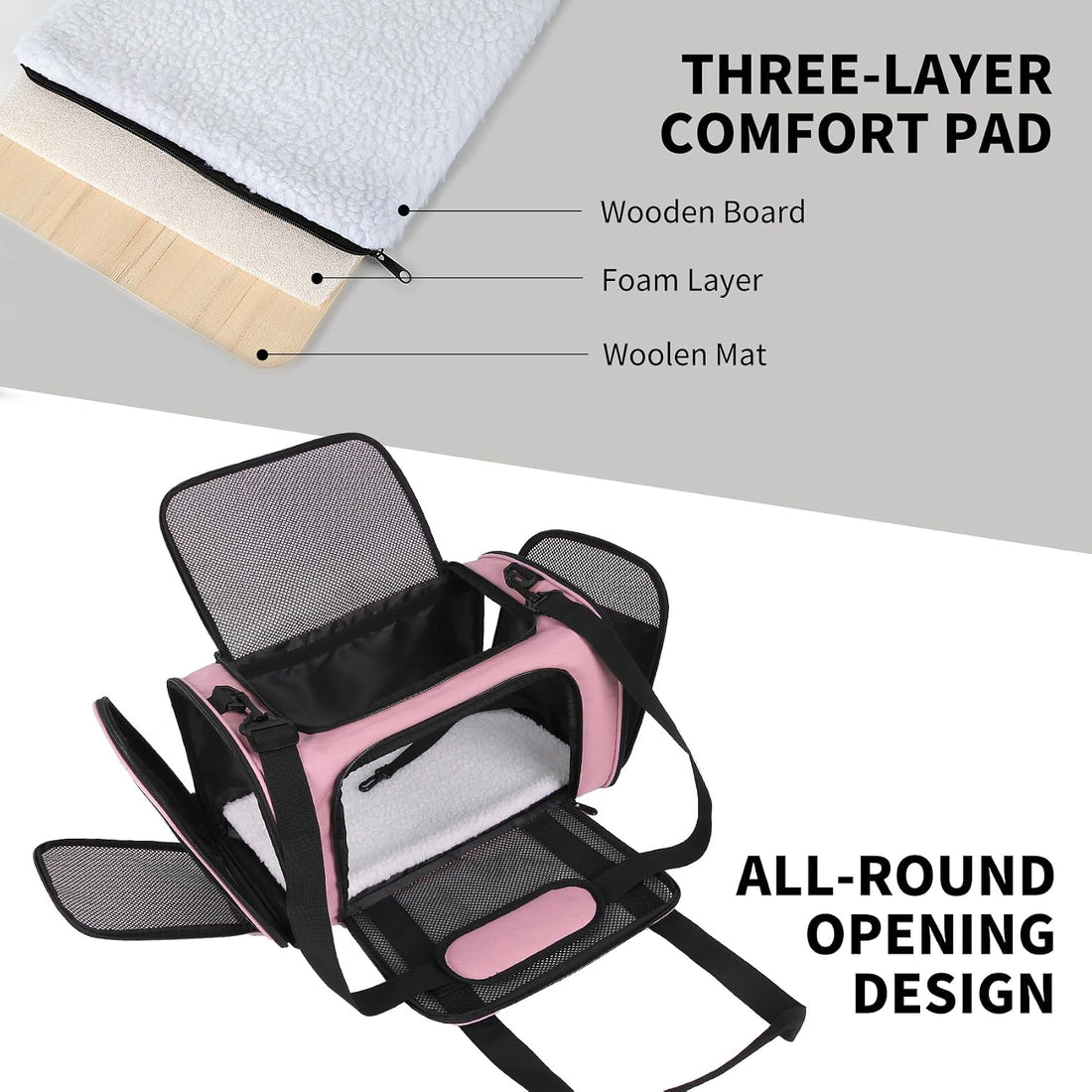 Yipincover Cat Carriers Soft-Sided,Pet Carrier for Small Cats Dogs