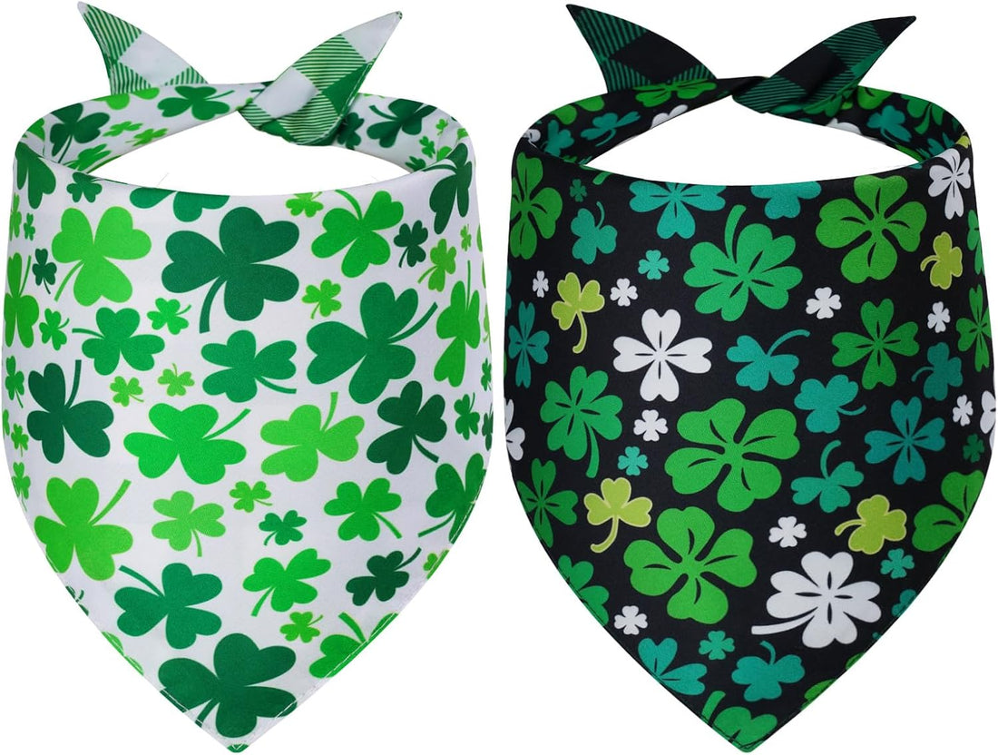 Halloween Dog Bandanas XLarge 2PCS, Fall Bibs for Boy and Girl
