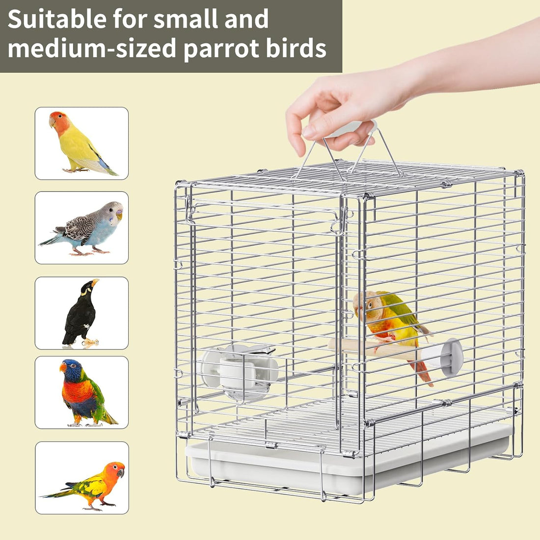 YOOSO WING Bird Carrier Travel Cage