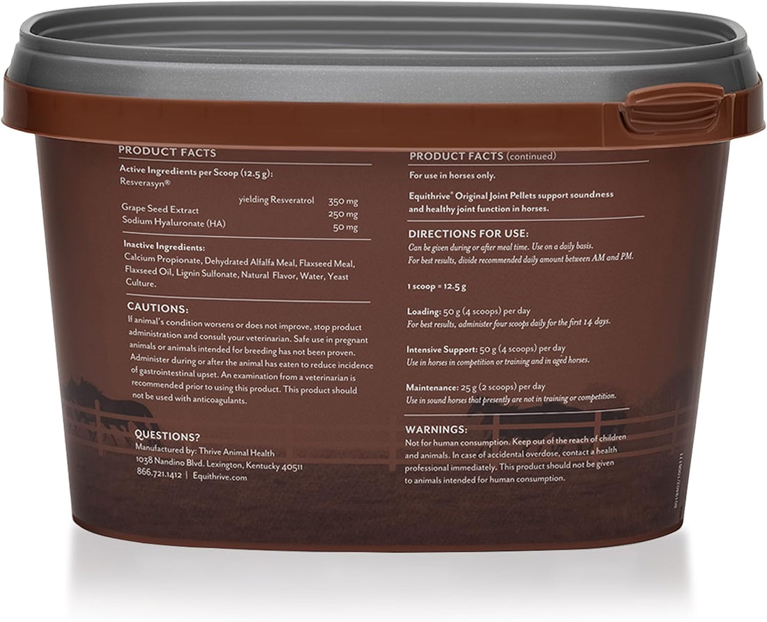 Equithrive Original Joint Pellets Horse Supplement, 1.65 lbs